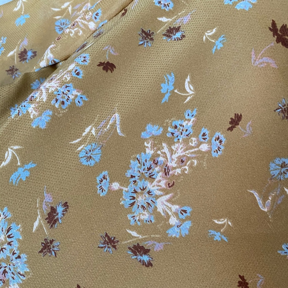 Free people mustard floral print dress - Picture 2 of 2